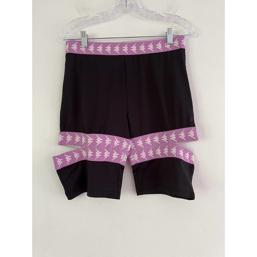 NWT Kappa 222 Banda Fuig 3 High Rise Cutout Womens Bike Shorts Sz Large - Picture 4 of 8